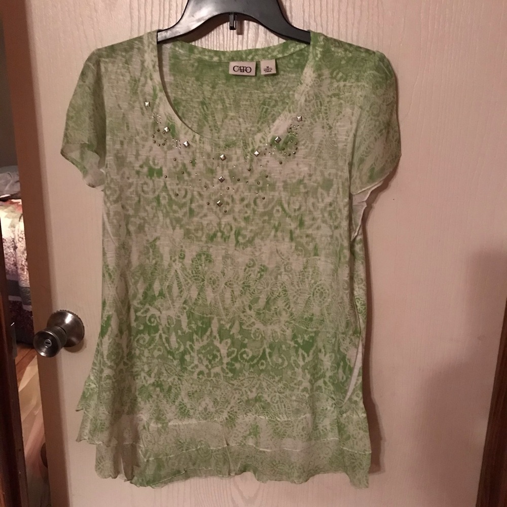Sheer like dressy shirt